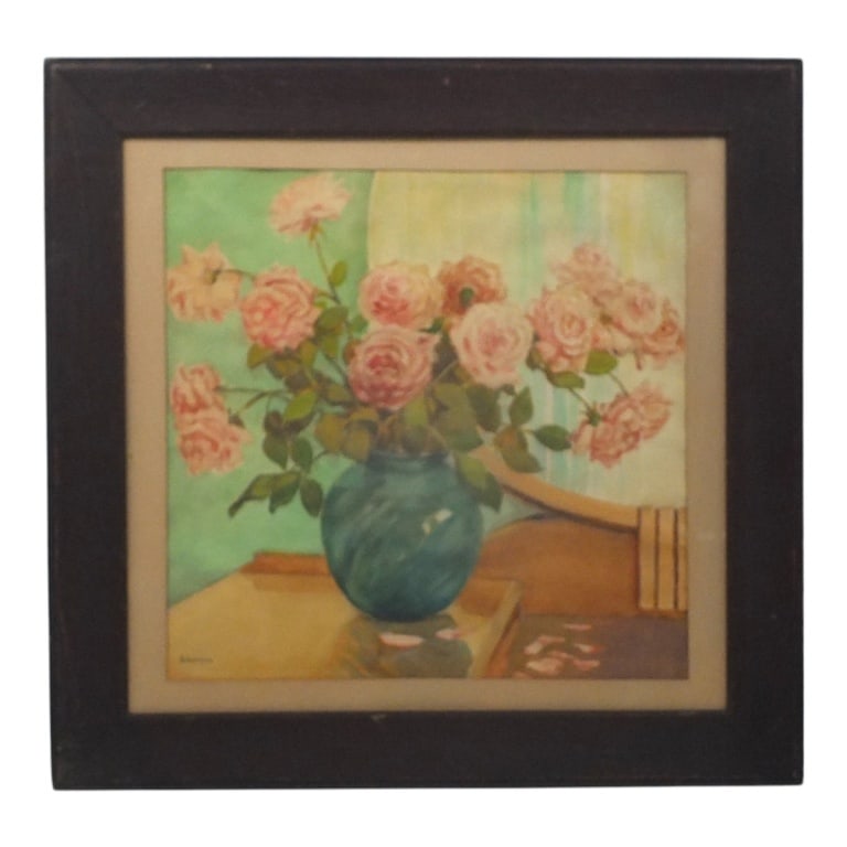 Signed Lebasque Watercolor "Still Life" (1 of 3)