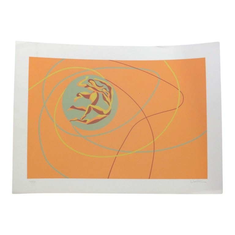 Esther Wertheimer Serigraph "Paolo E Francesca" (1 of 2)