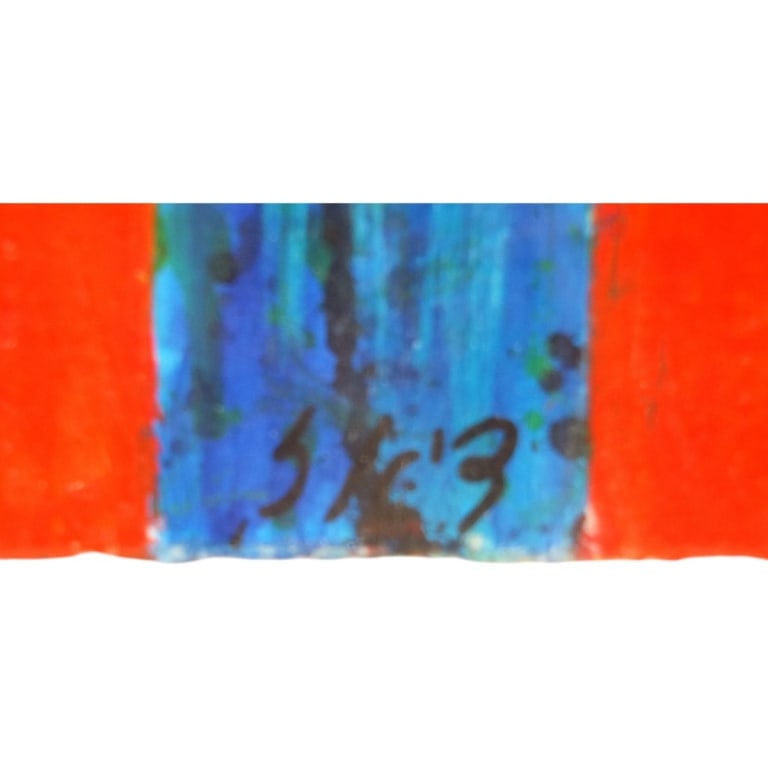 Modern Acrylic on Paper "Abstract Composition" - 3