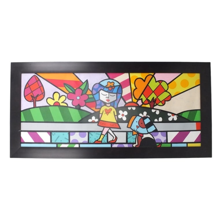 Romero Britto 3D Serigraph "Great Pals" (1 of 5)