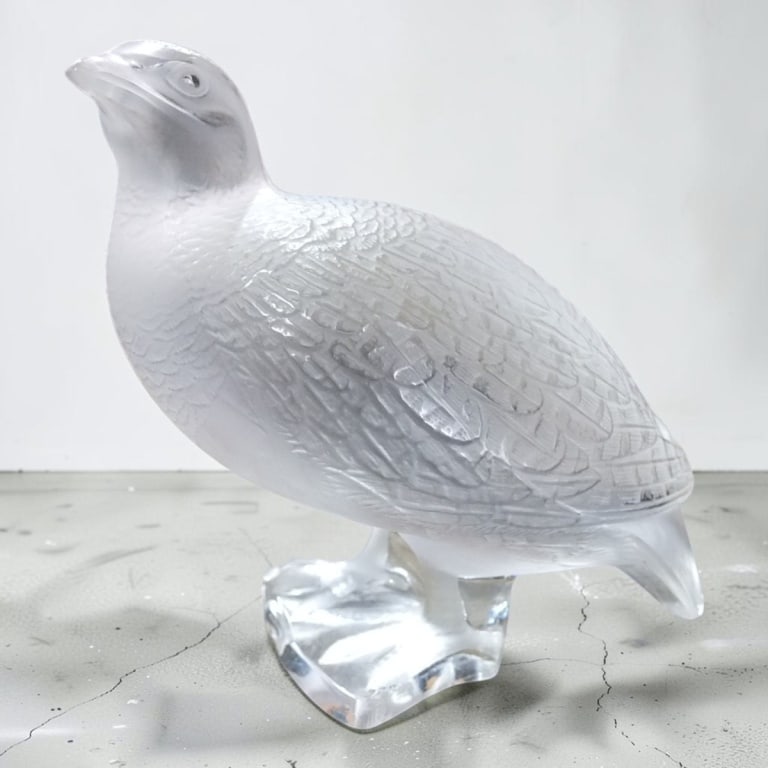 Lalique "Perdrix Inquiete" Partridge Paperweight (1 of 4)
