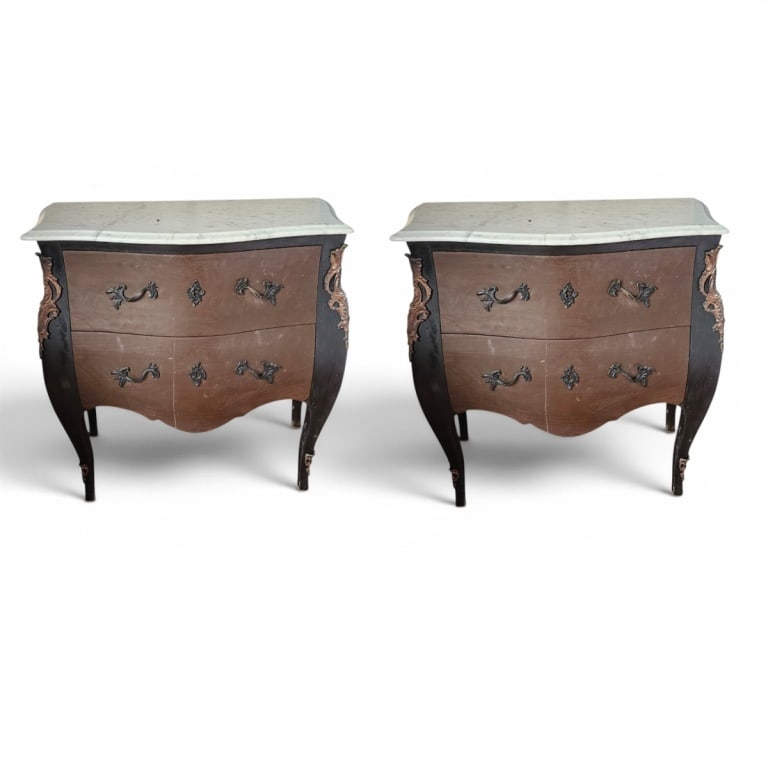 Pair of Louis XVI Style Nightstands (1 of 3)
