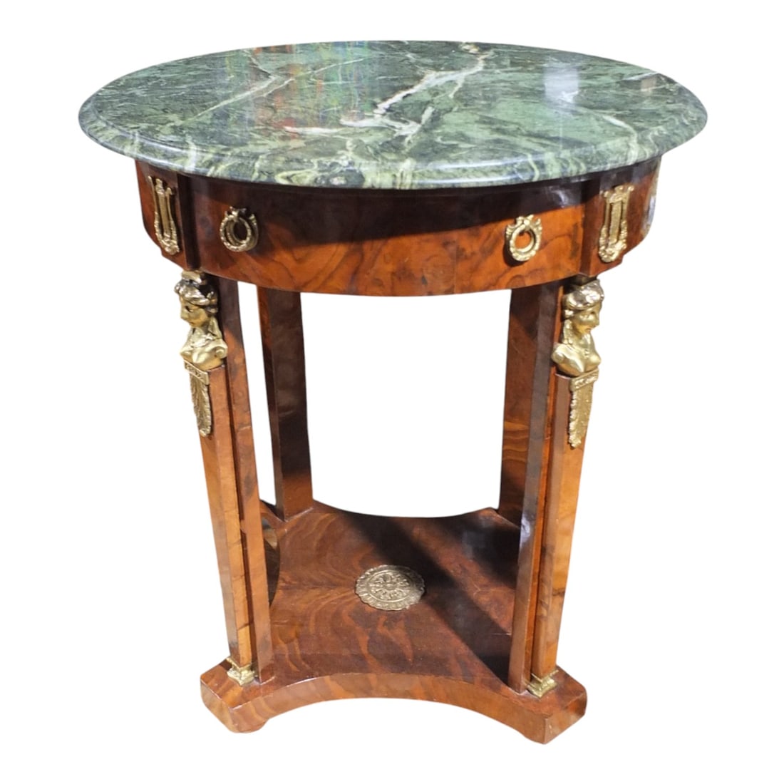 Louis XVI Style Pedestal / Center Table (1 of 6)