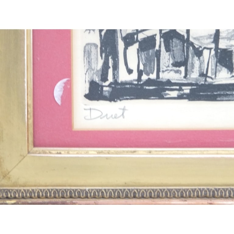 Morton D Levin AAA Etching "Duet" Signed - 4