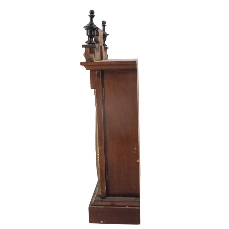 Antique Continental School Mantle Clock - 4