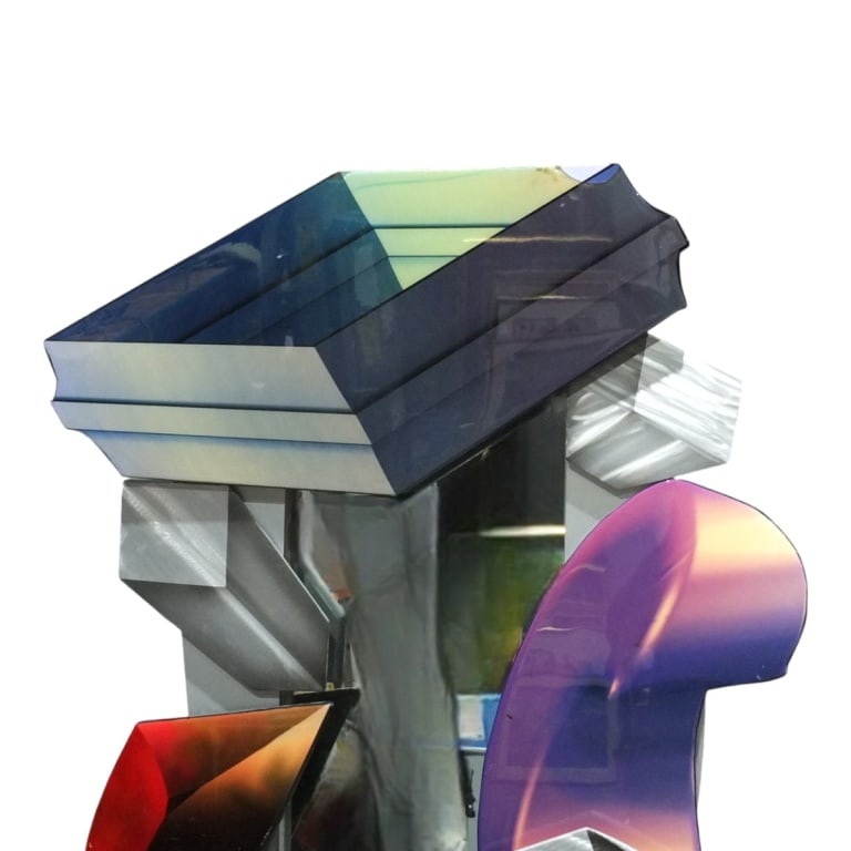 Large Signed Postmodern Mirror - 2