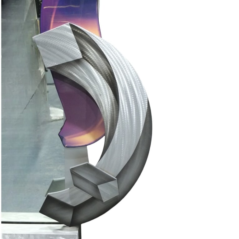 Large Signed Postmodern Mirror - 3