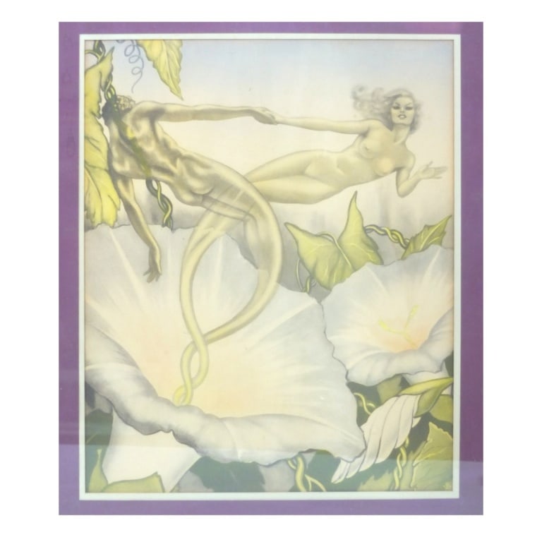2 Vintage Art Deco Offset Lithographs - 5