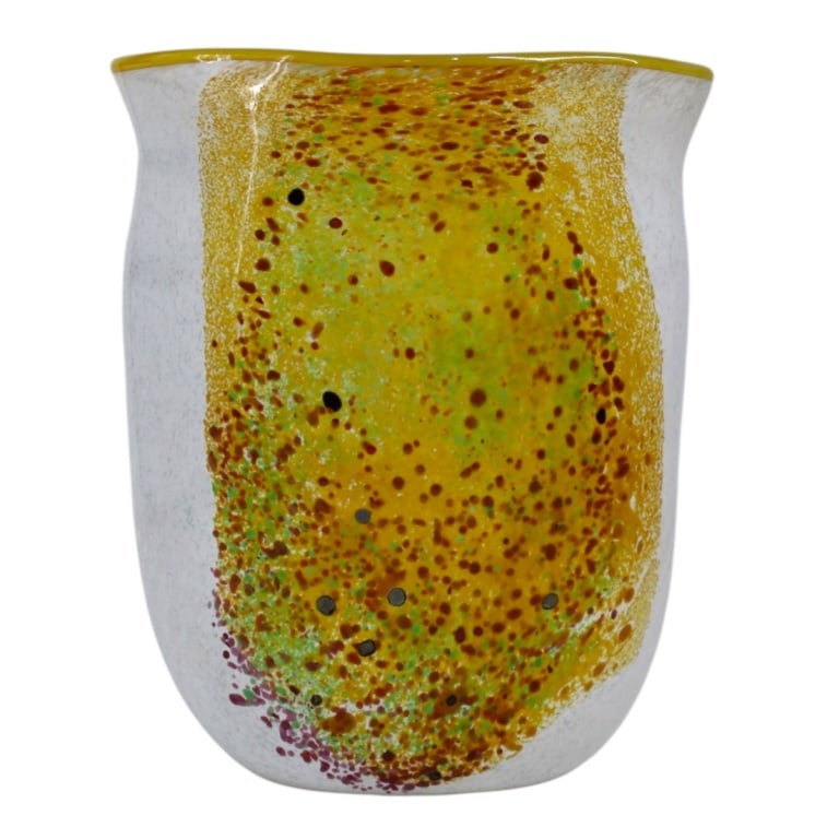 Vintage Spotted Glass Vase (1 of 3)