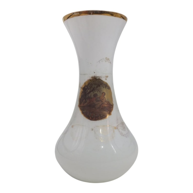 Antique French Glass Vase (1 of 2)