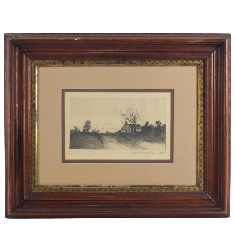 Ernest C Rost Etching "Chelad.." Signed (1 of 3)