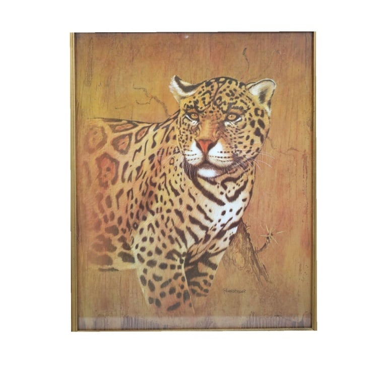 Richard Hinger Offset Lithograph "Leopard" - 2