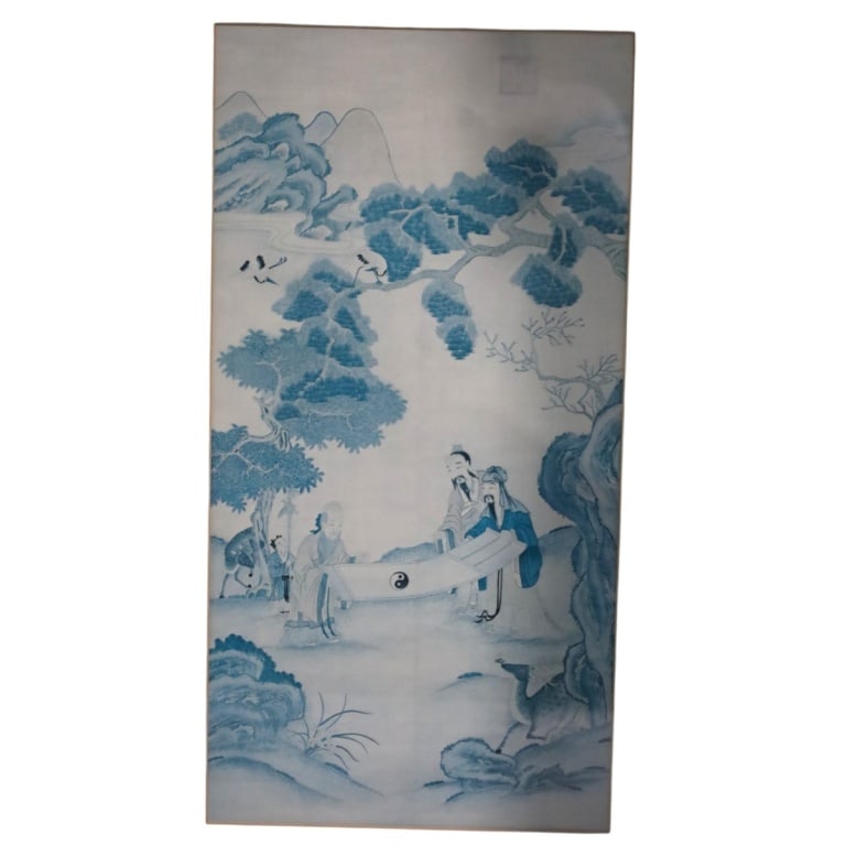 2 Framed Decorative Chinese Offset Lithographs - 3