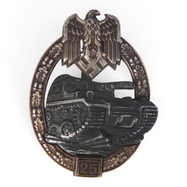 German WWII or Later Panzer Assault Badge (1 of 5)
