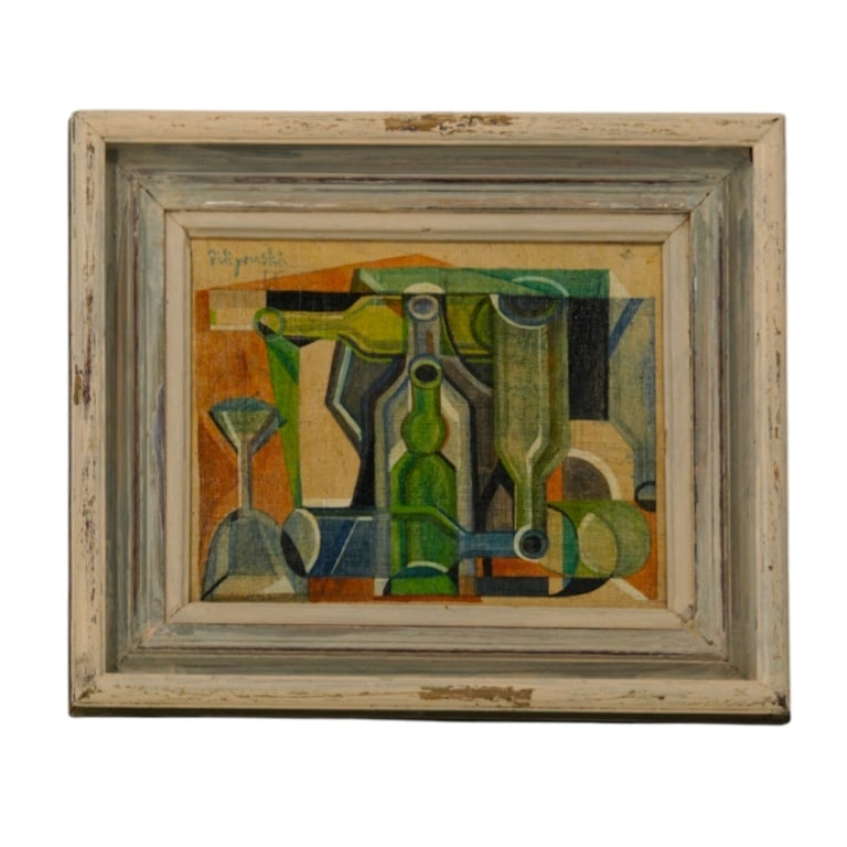 Attributed to Richard E. Filipowski (1923-2008): Attributed to Richard E. Filipowski (1923-2008) Oil on canvas laid on board. Sight measures 8" x 10". Frame measures 13" x 15". A piece listed as "attributed to" a particular artist has not been
