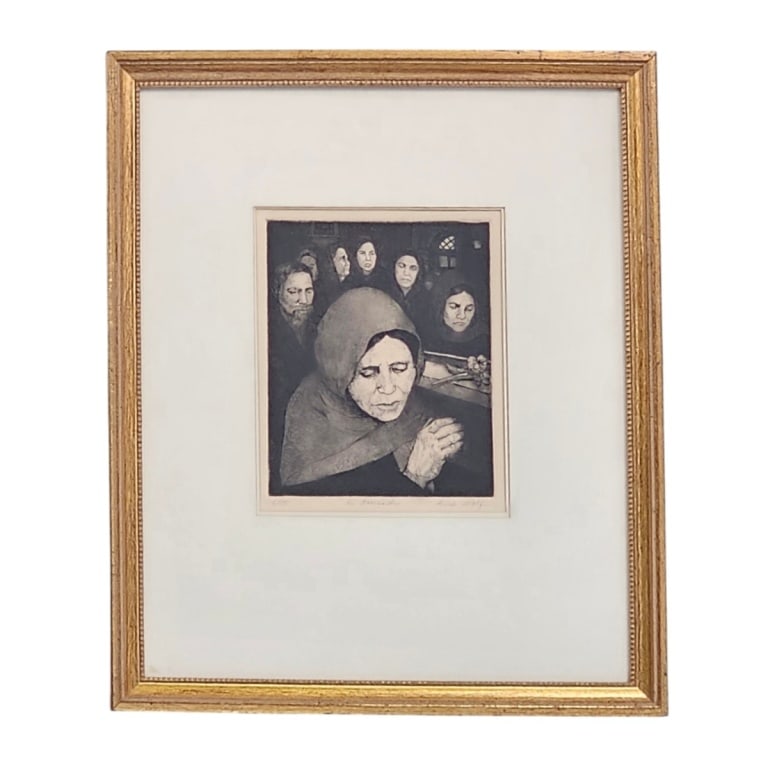 Riva Wolf Etching "la Procesion"