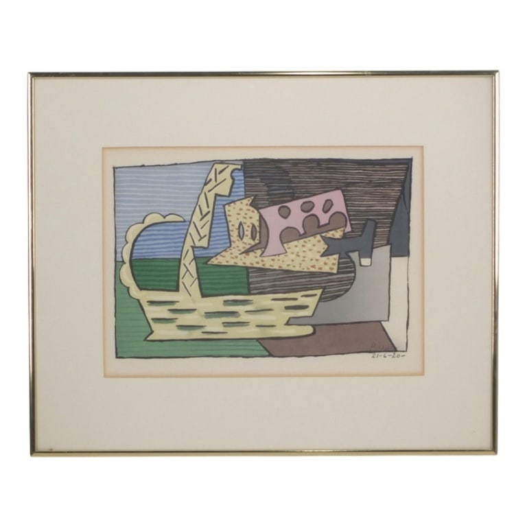 After Picasso Lithograph "The Basket, 1946" (1 of 4)
