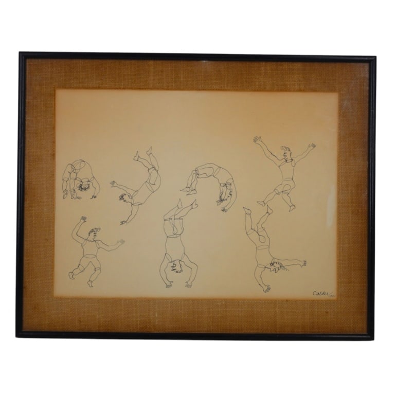 After Calder Offset Lithograph"Calder's Circus"