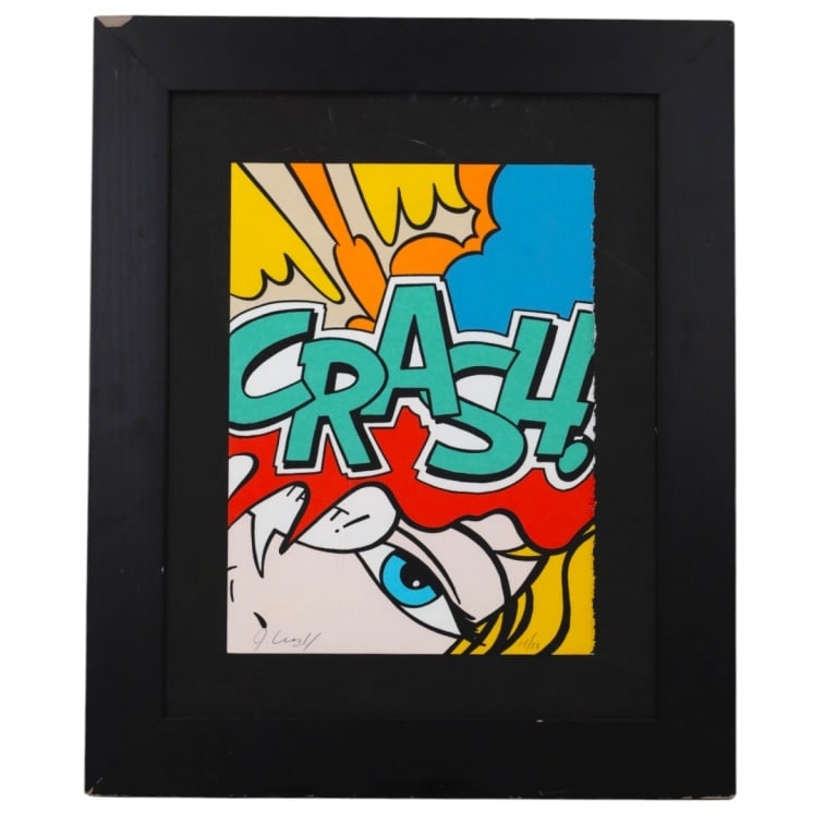 John CRASH Matos Graffiti Lithograph "Crash Green" (1 of 5)