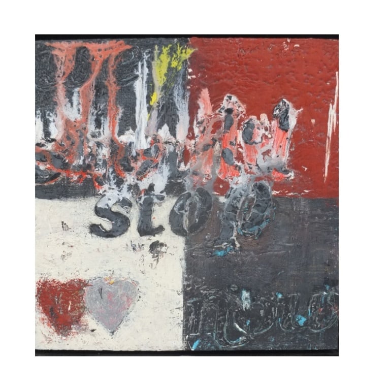 Original Abstract Expressionist Mixed Media - 2
