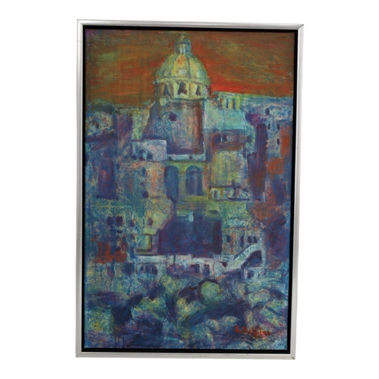 Raffaele Delfino O/C "Architectural Abstract" (1 of 5)