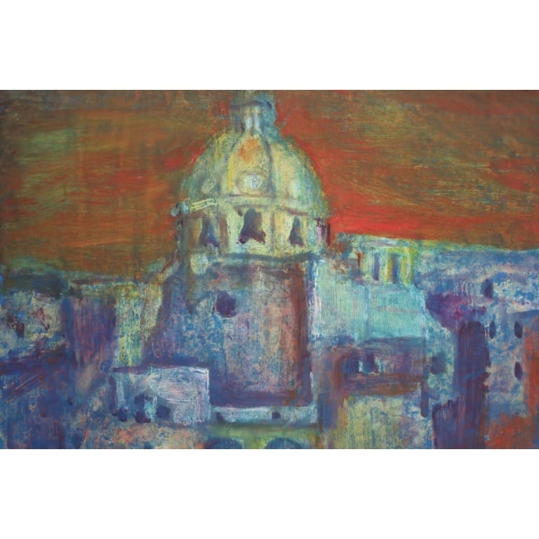 Raffaele Delfino O/C "Architectural Abstract" - 3