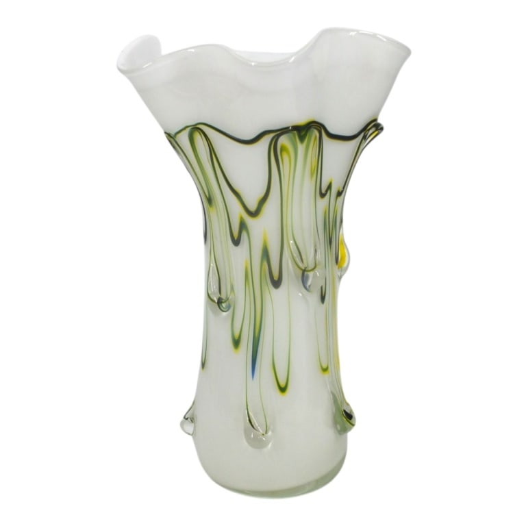 Mid Century Murano Art Glass Vase (1 of 4)