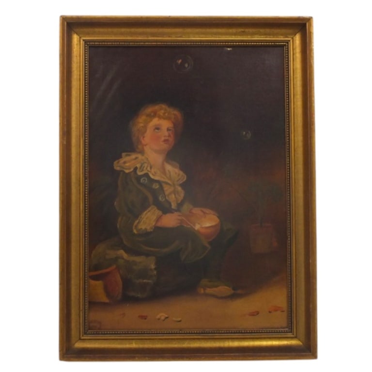 After Sir John Everett Millais O/C "Bubbles" (1 of 2)