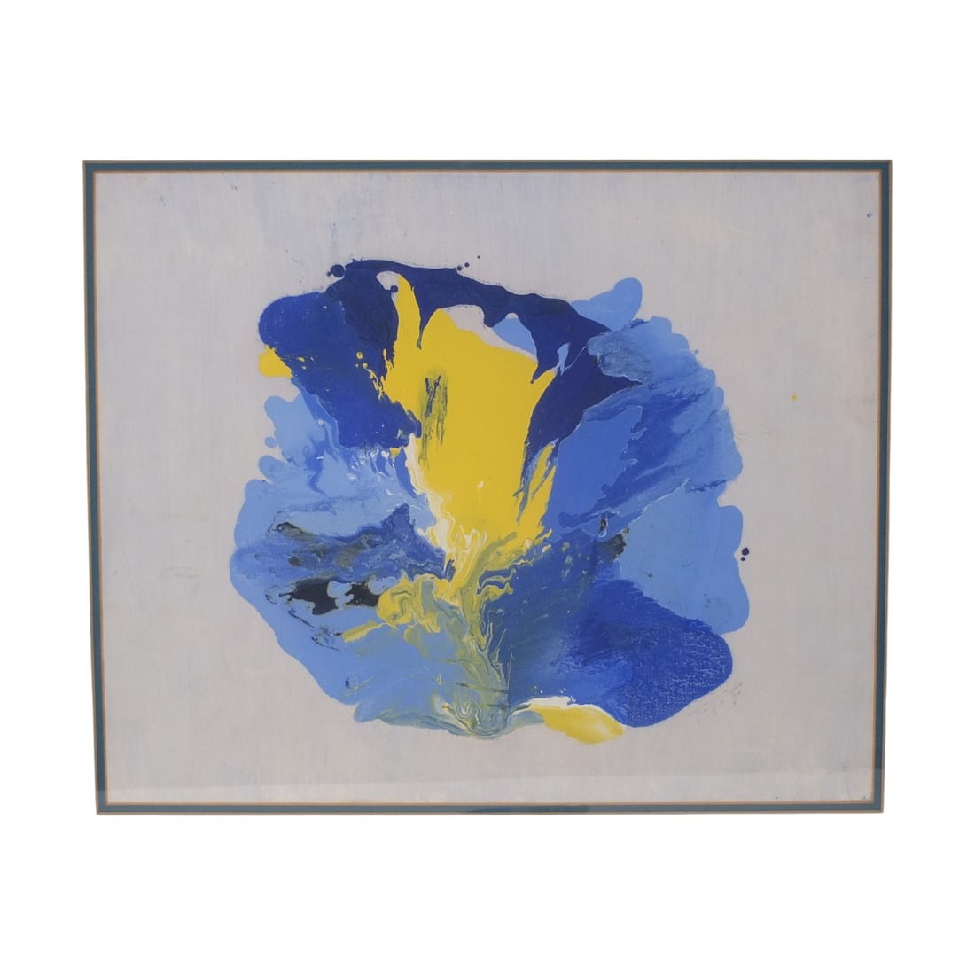 Contemporary Acrylic/Canvas Abstract Composition - 2