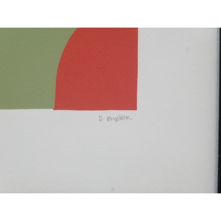 Denise Duplock Geometric Serigraph "Two" - 3