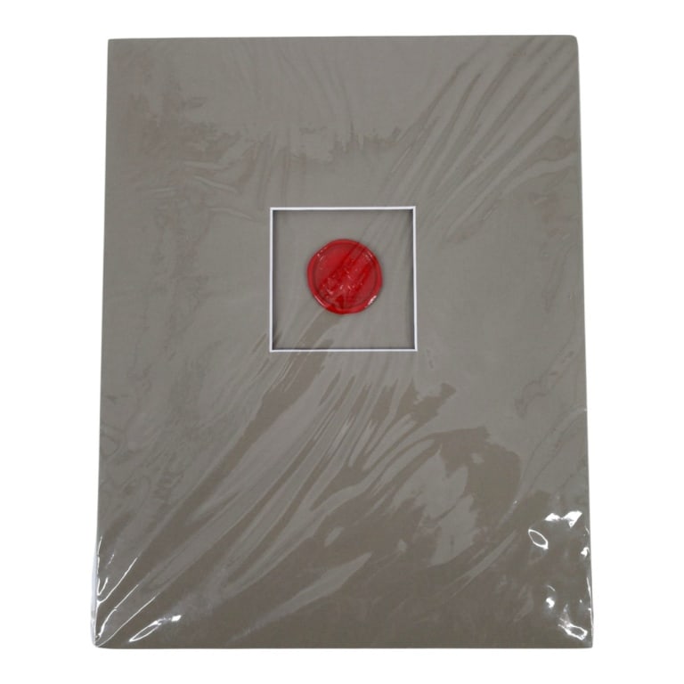 Mounted Red Wax Seal Impression: Mounted Red Wax Seal Impression "Stanislaus Akermann Landam Mann". Affixed to mat frame. Seal measures 1-3/4", mat measures 14" x 11". Condition: Good condition. Estimate 40 - 80 Domestic shipping Thi