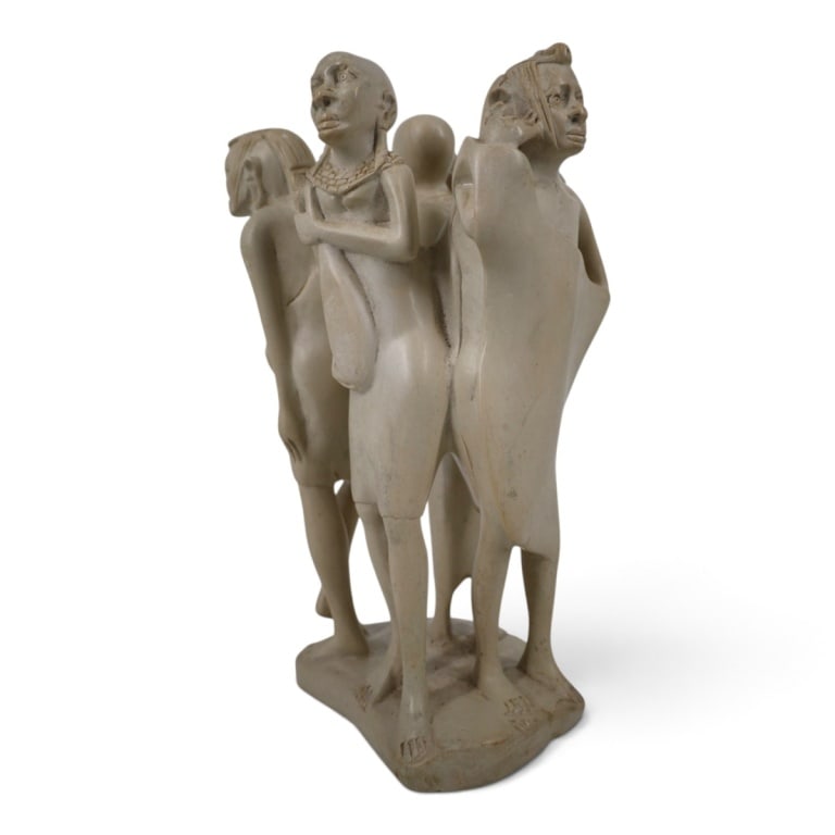 Large African Hand Carved Sculpture (1 of 7)