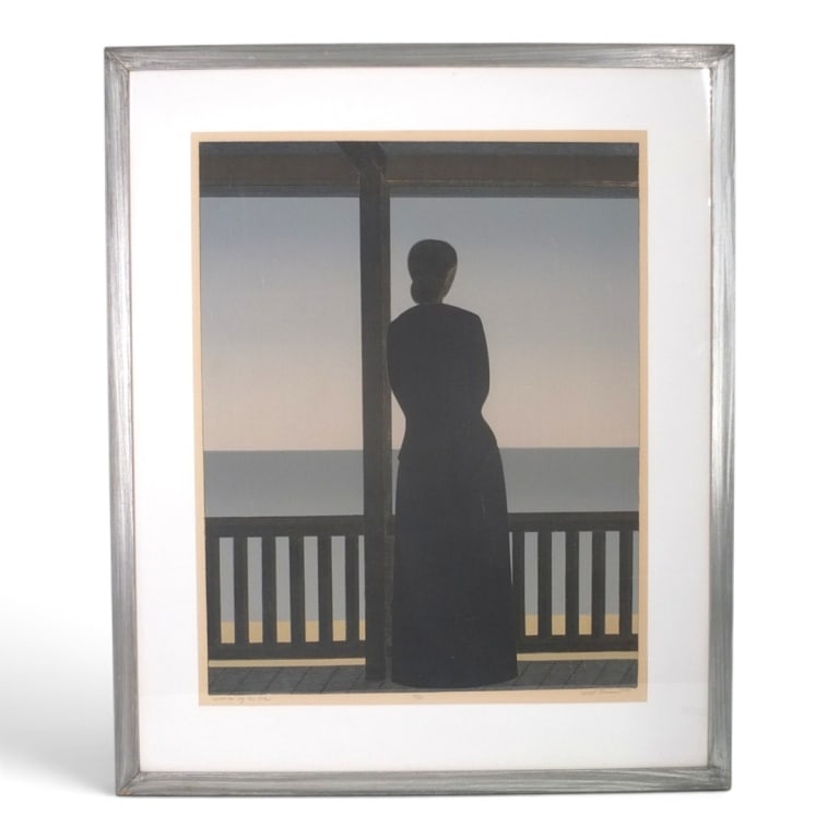 Will Barnet Lithograph "Woman by the Sea" (1 of 5)