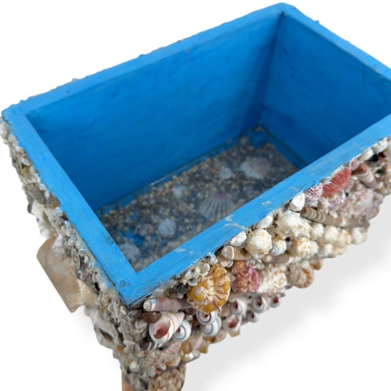 Large Shell Encrusted Box - 3