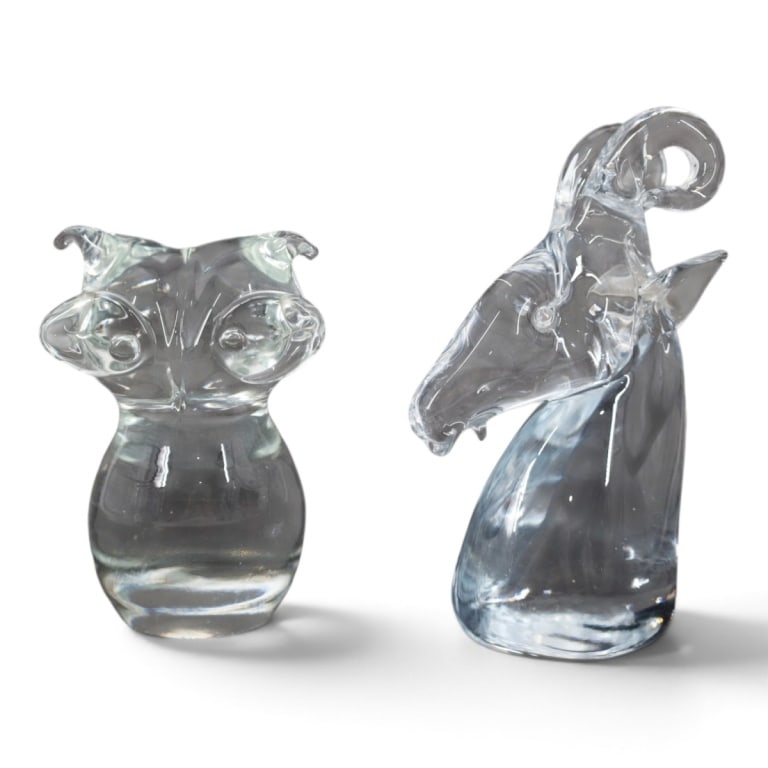 2 Vintage Elio Raffaeli Art Glass Animal Figures (1 of 5)