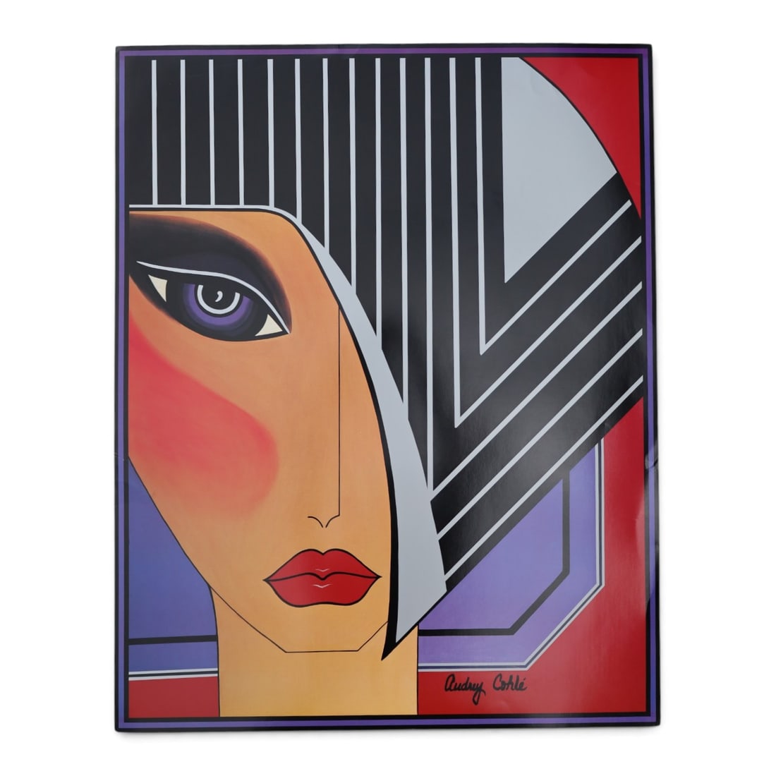 Audrey Cohle Poster "Art Deco Girl" (1 of 1)