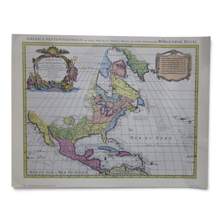 2 Mid-Century Penn Prints Maps - 2