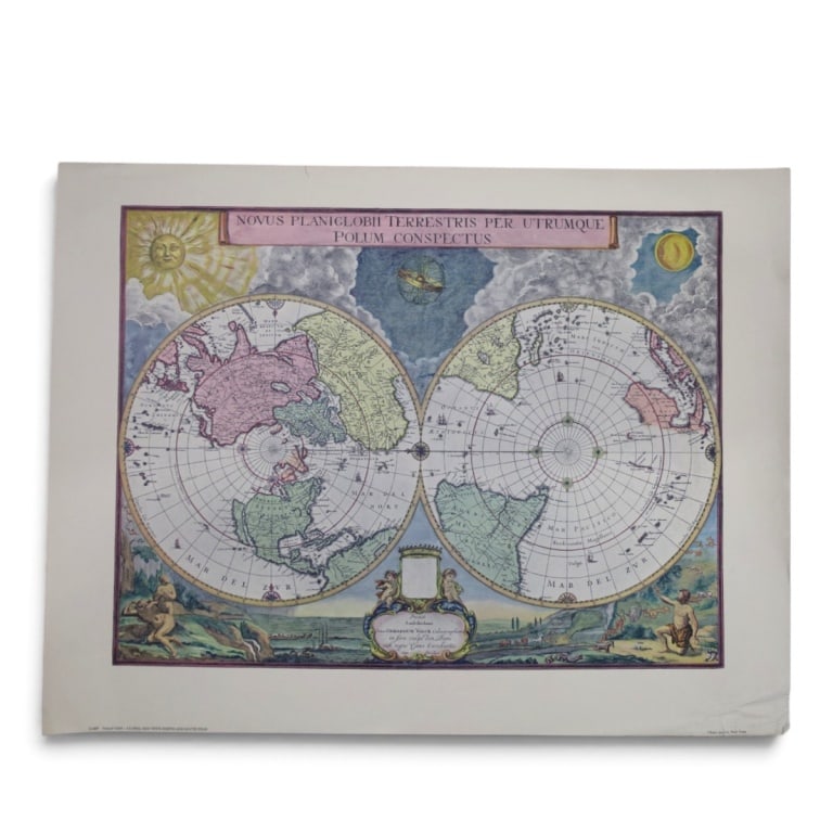 2 Mid-Century Penn Prints Maps - 3