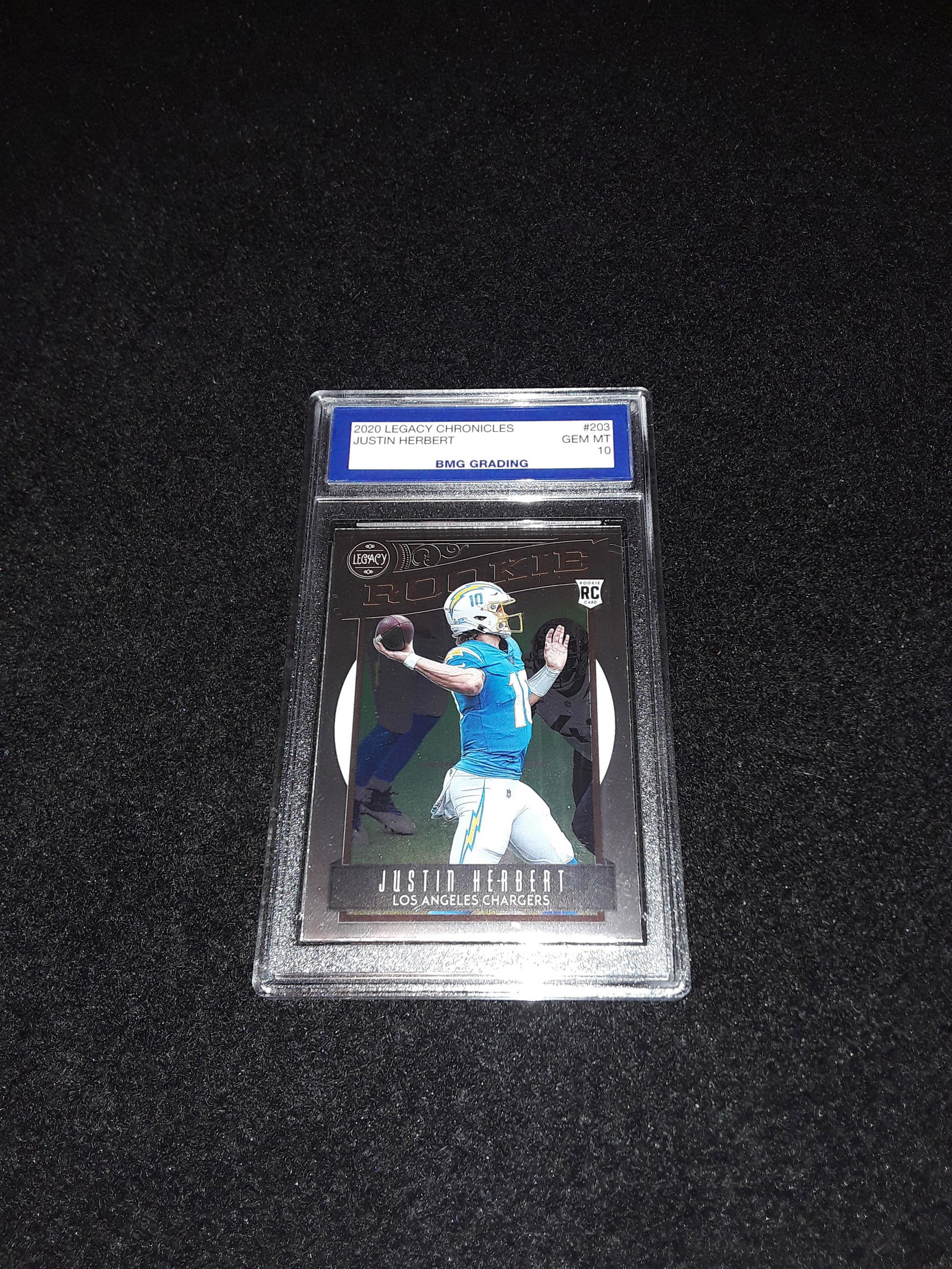 2020 Panini Legacy Chronicles Justin Herbert GEM MT 10 (1 of 1)