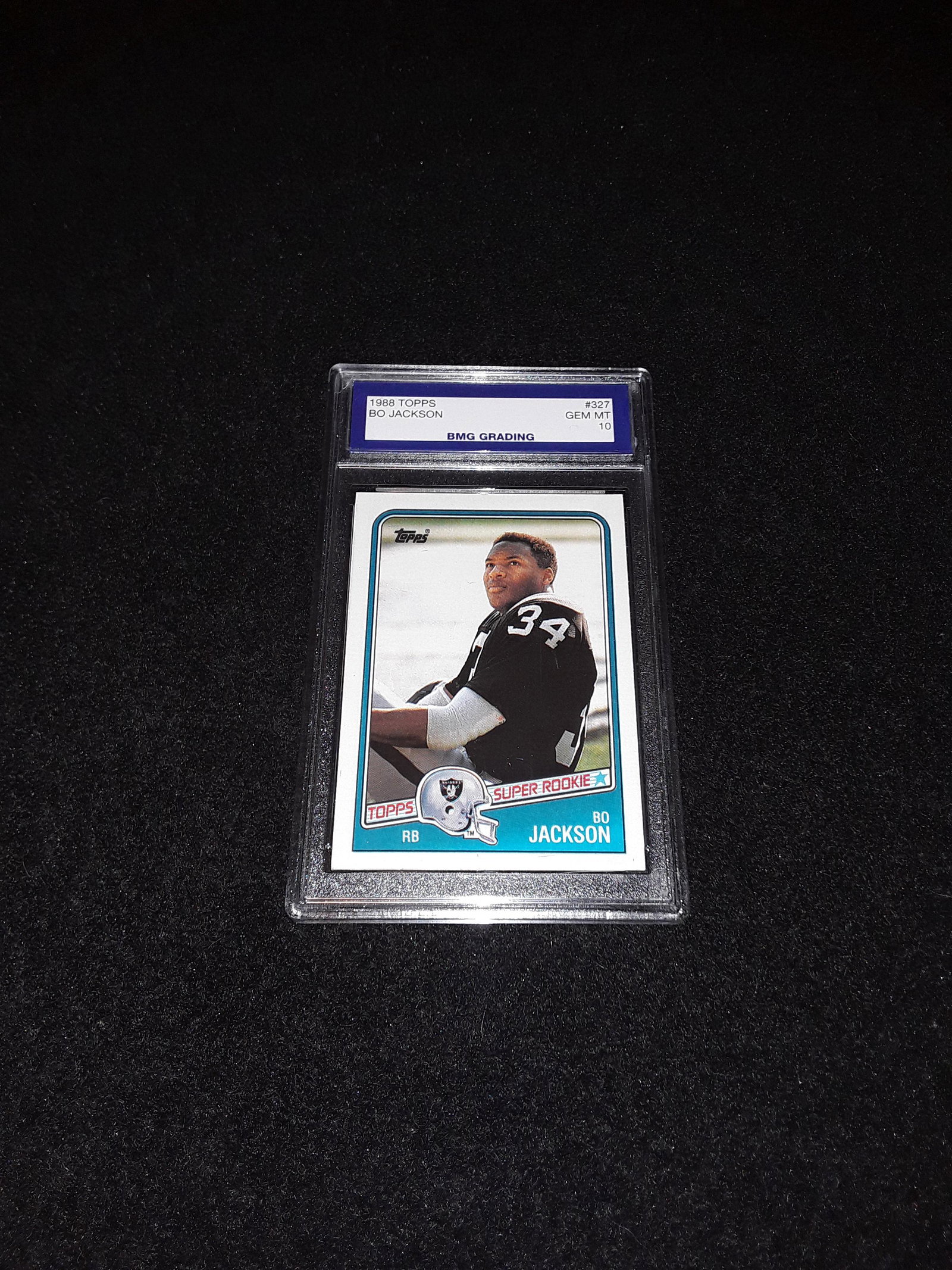 1988 Topps Bo Jackson GEM MT 10 (1 of 1)