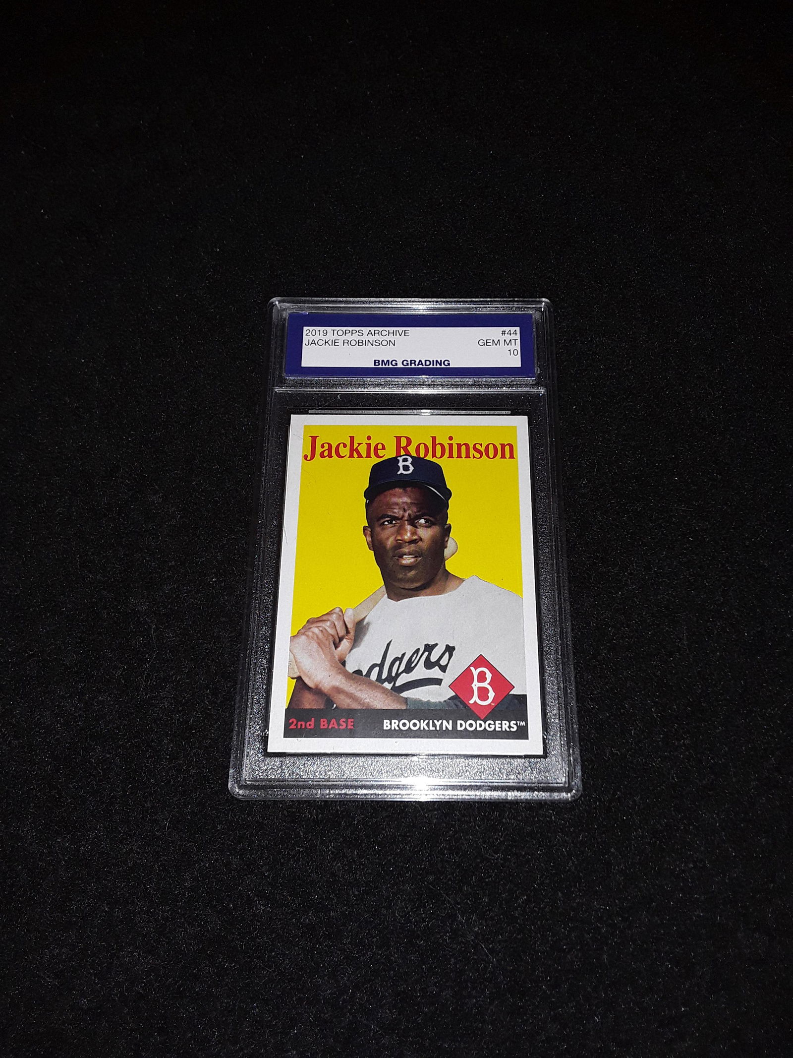 JACKIE ROBINSON, 2019 Topps Archive, GEM MT 10 (1 of 1)