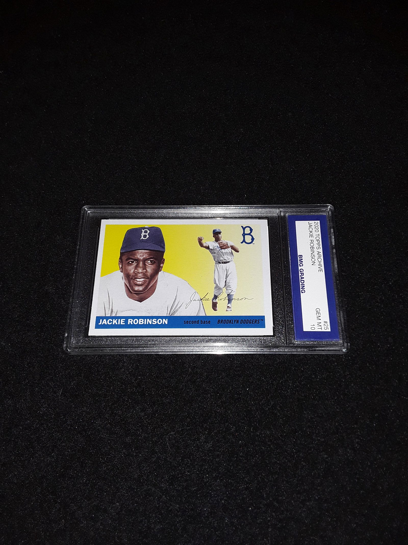 JACKIE ROBINSON, 2020 Topps Archive, GEM MT 10 (1 of 1)