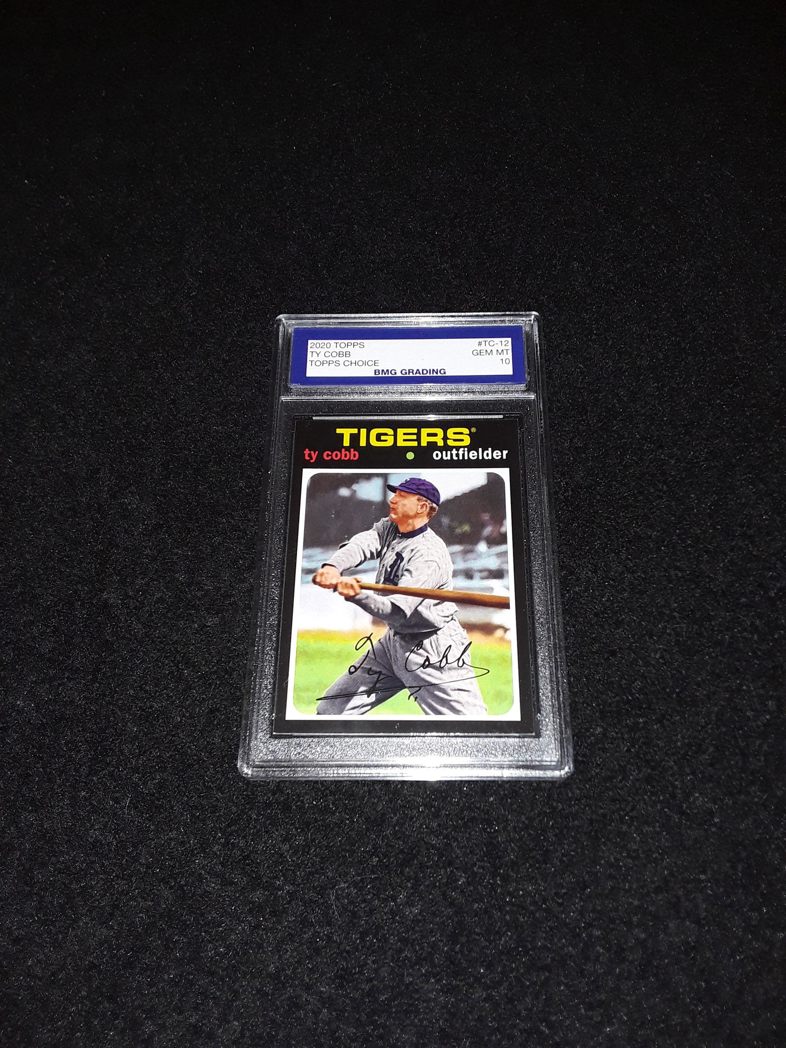 TY COBB, 2020 Topps, GEM MT 10 (1 of 1)