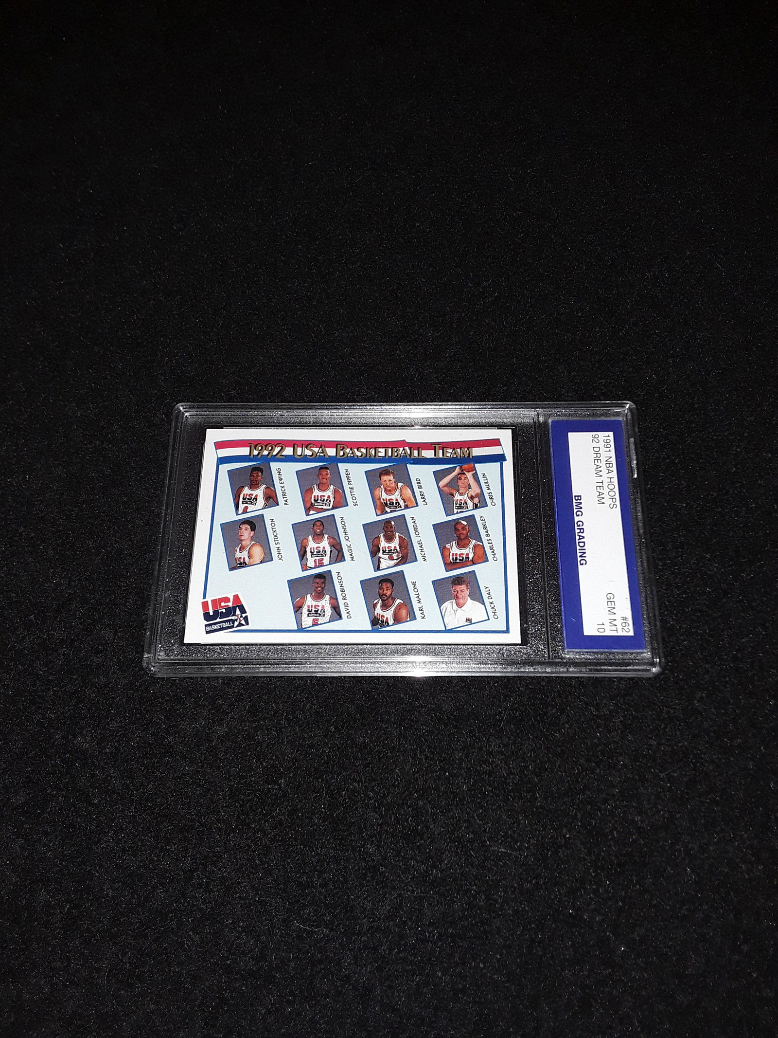 92 DREAM TEAM, 1991 NBA Hoops, GEM MT 10 (1 of 1)