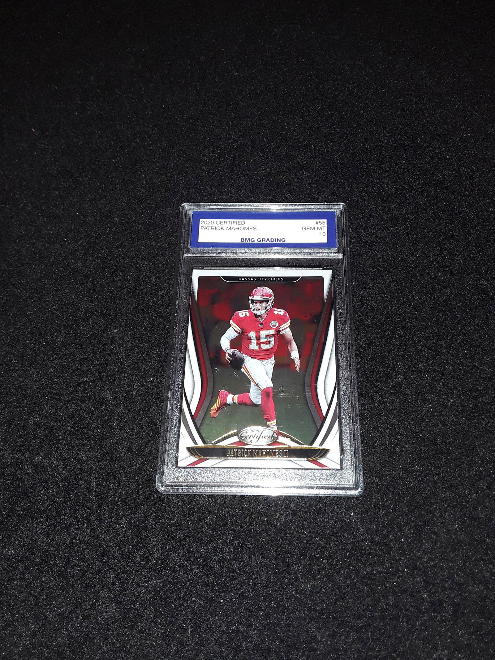 PATRICK MAHOMES, 2020 Certified, GEM MT 10 (1 of 1)
