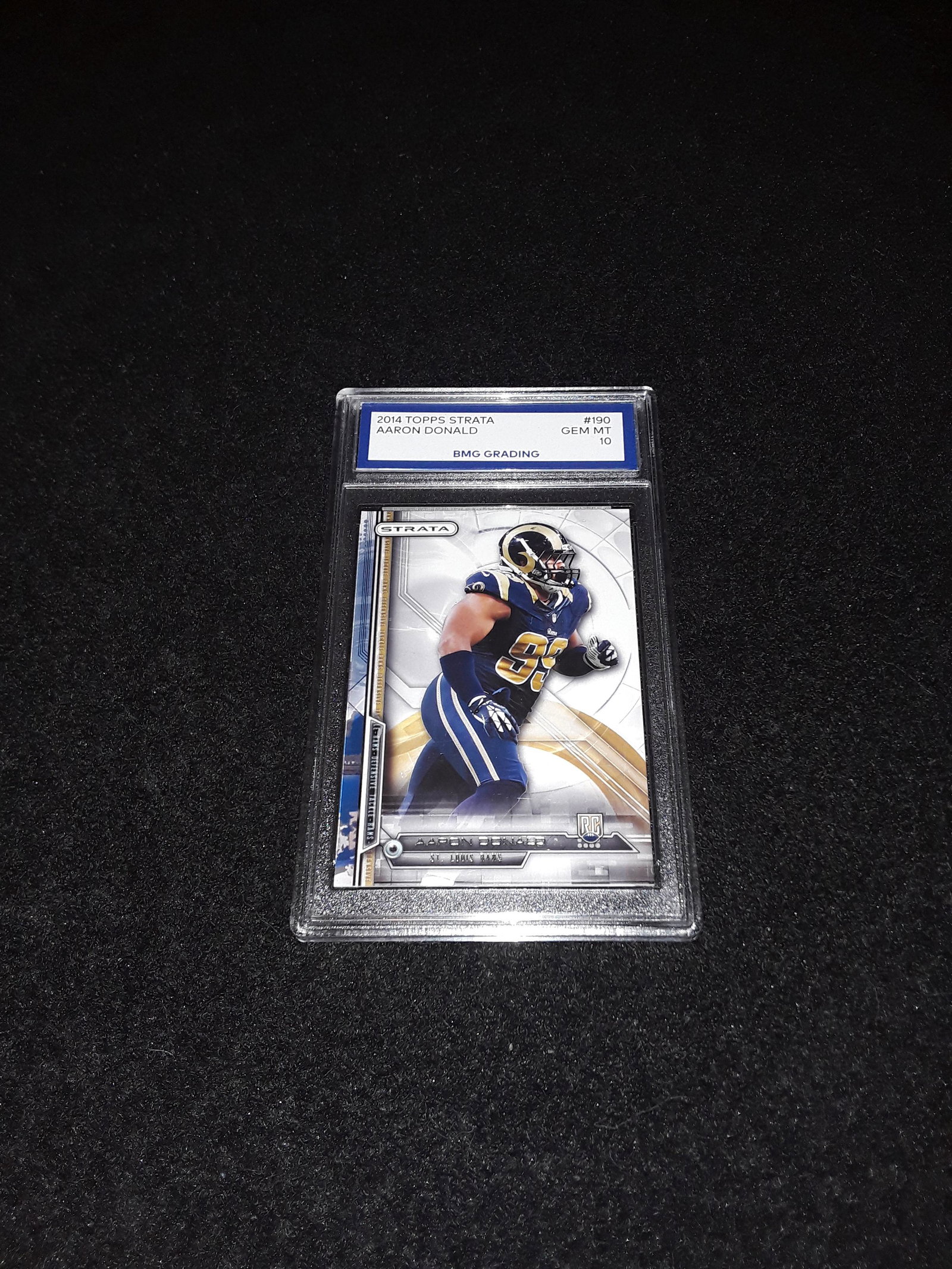 2014 Topps Strata Aaron Donald GEM MT 10 (1 of 1)