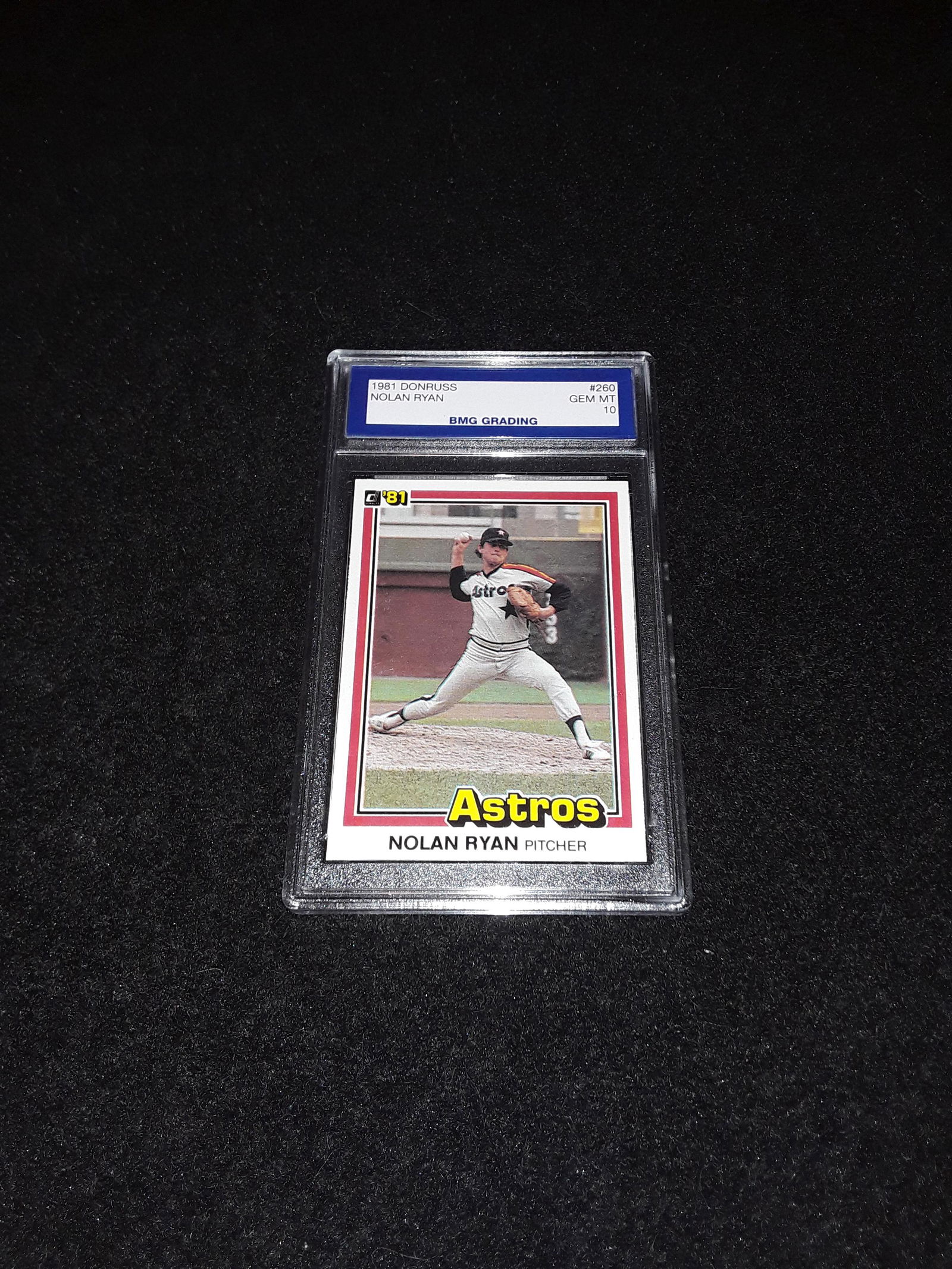 1981 Donruss Nolan Ryan GEM MT 10 (1 of 1)