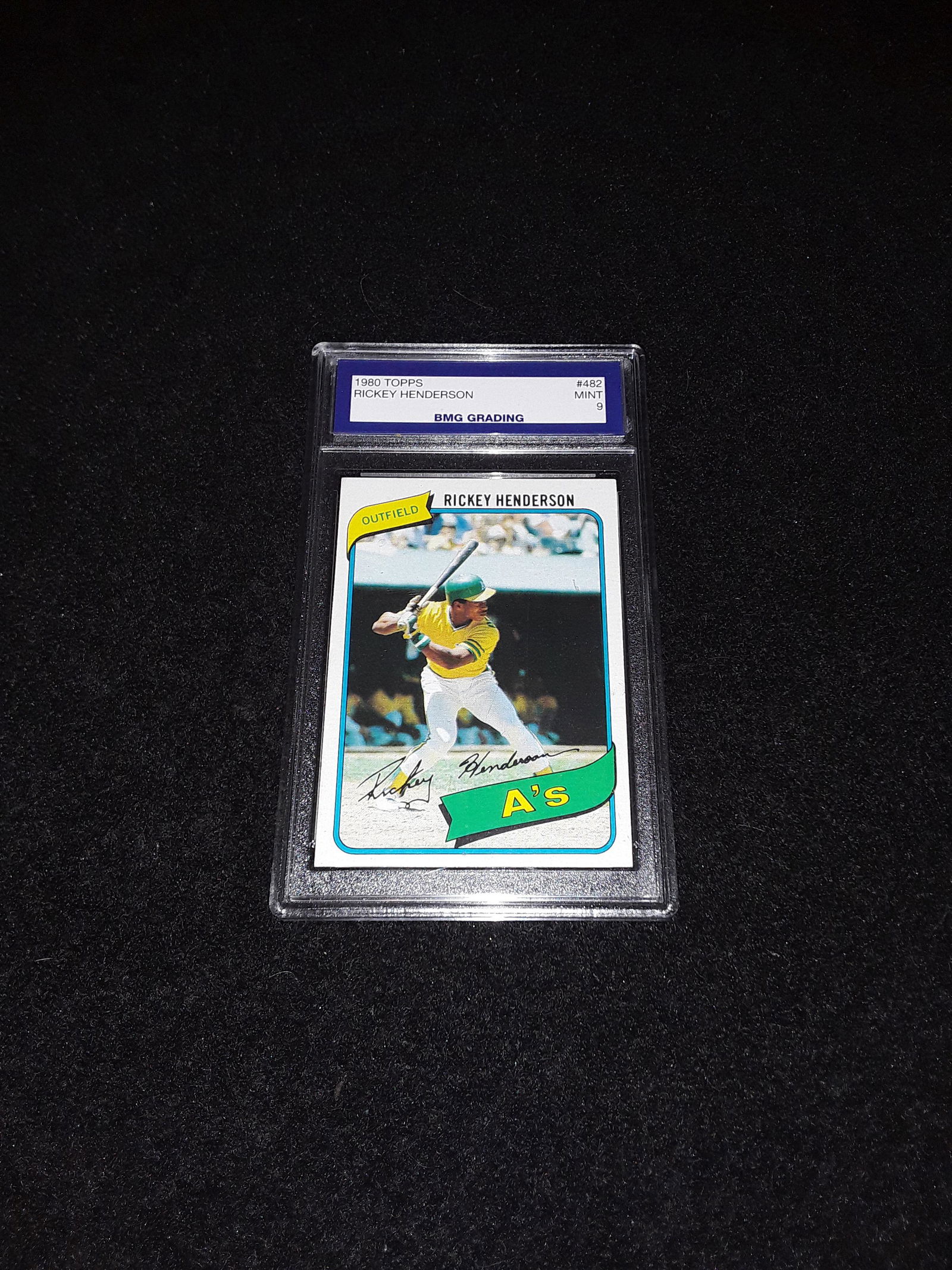 1980 Topps Rickey Henderson MINT 9 (1 of 1)