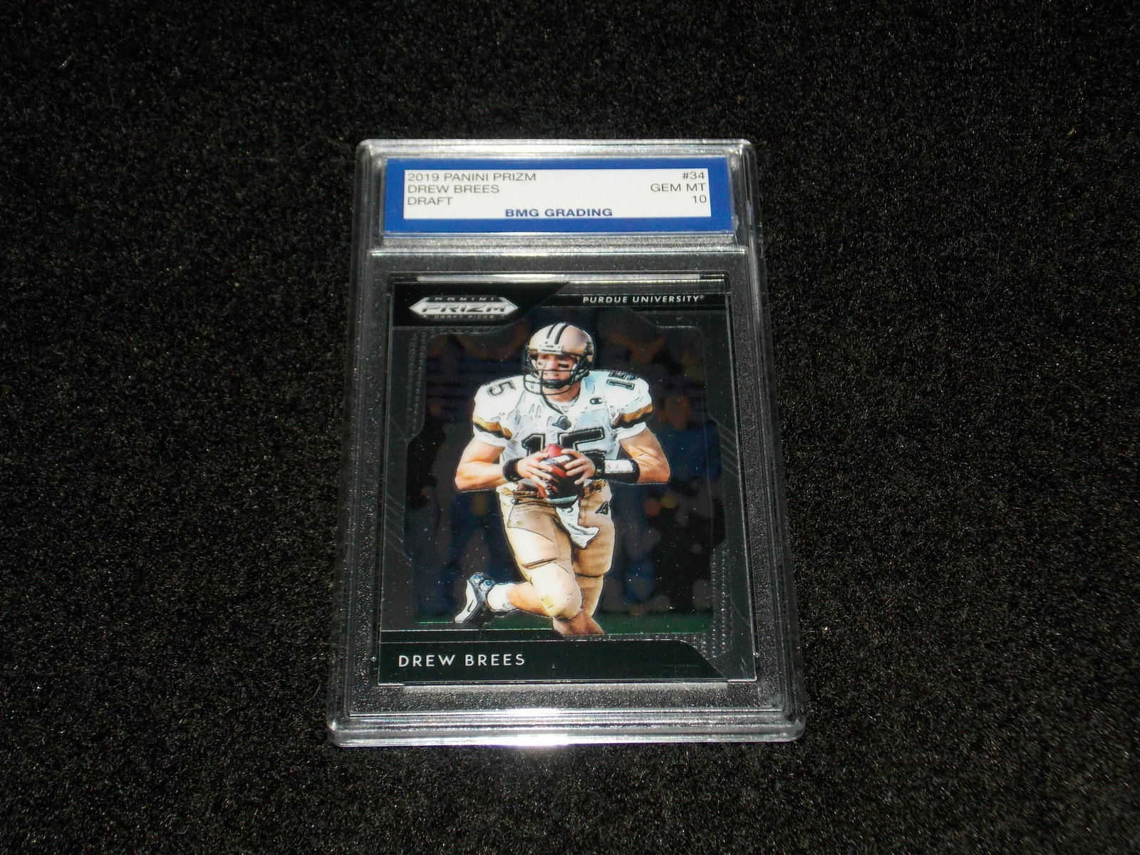 DREW BREES, 2019 Panini PRIZM, GEM MT 10 (1 of 1)