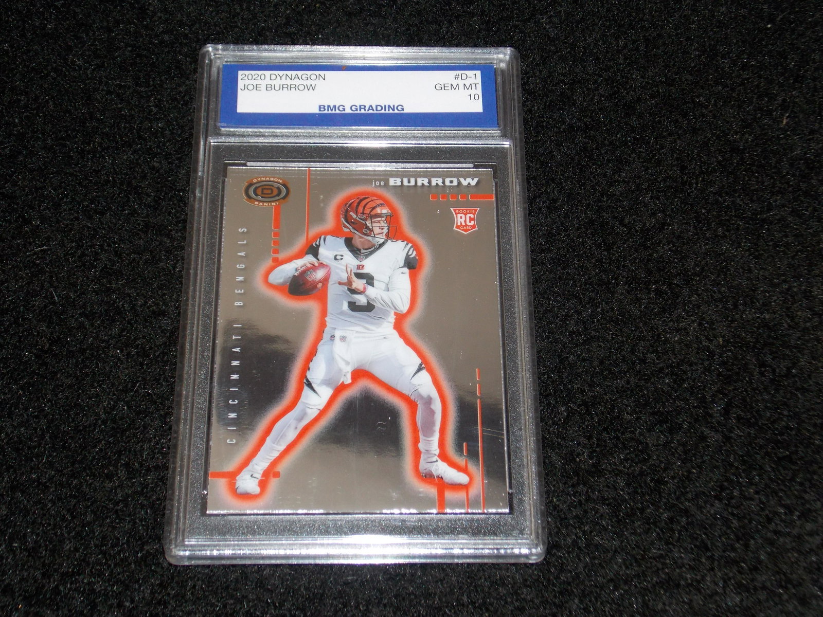 JOE BURROW, 2020 DYNAGON, GEM MT 10 (1 of 1)